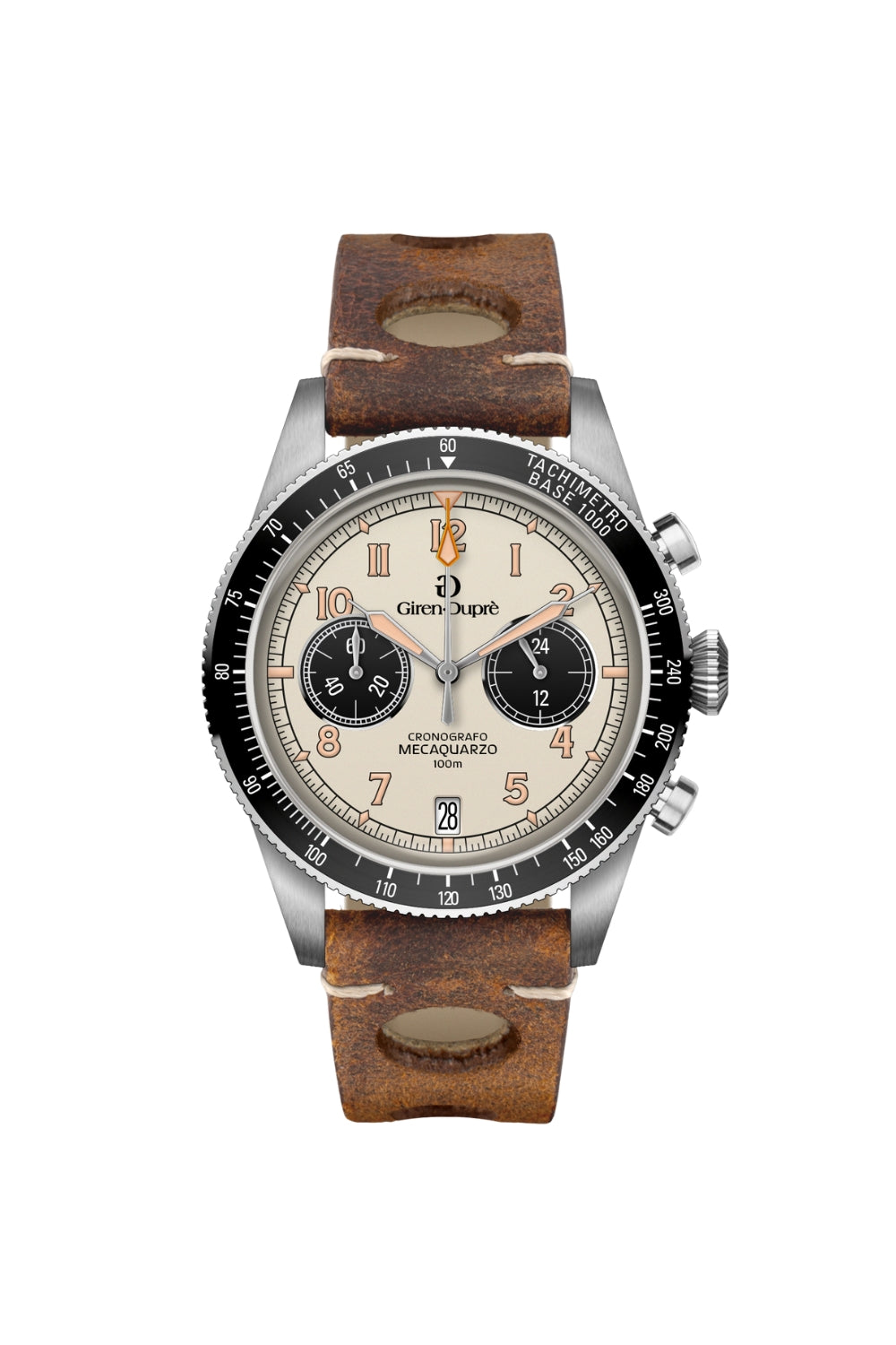 Heritage "Sixties's diver chronograph" quadrante beige