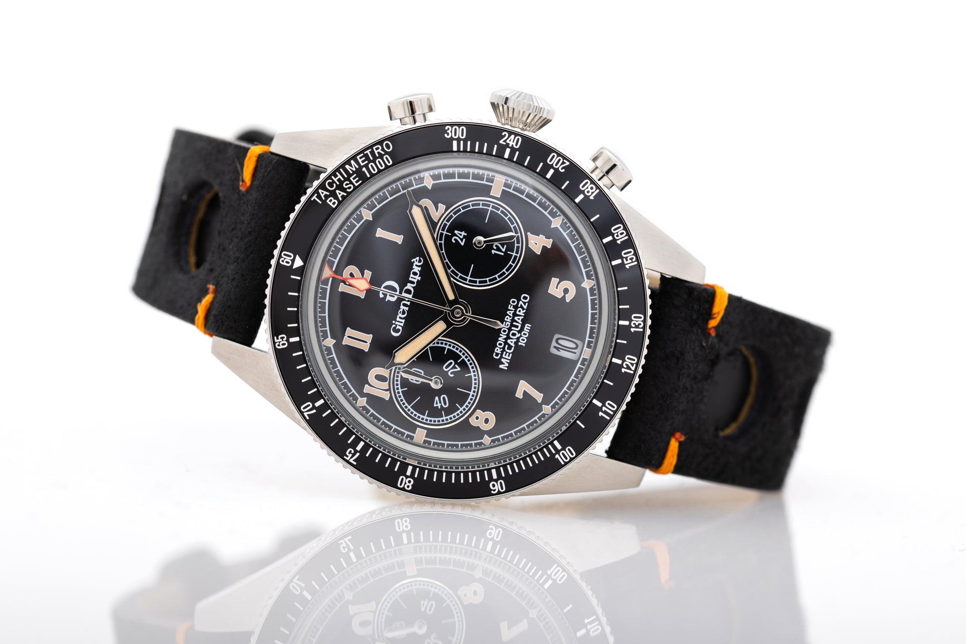 Heritage "Sixties's diver chronograph" quadrante nero 
