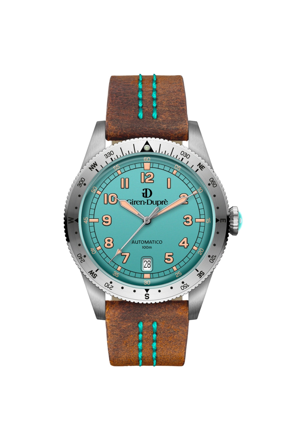 Heritage "Sixties's diver limited caribbean" Quadrante turchese 