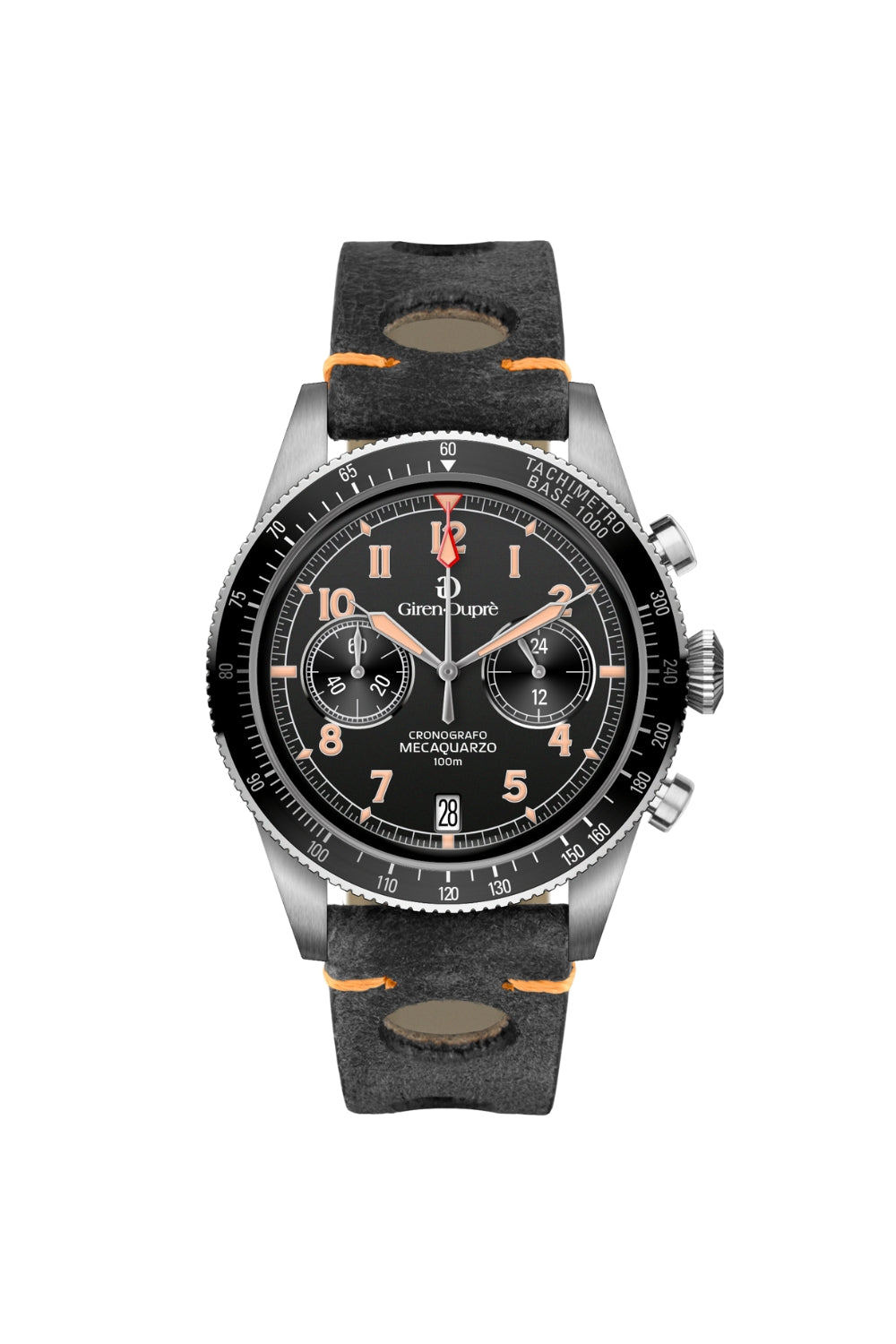 Heritage "Sixties's diver chronograph" quadrante nero 
