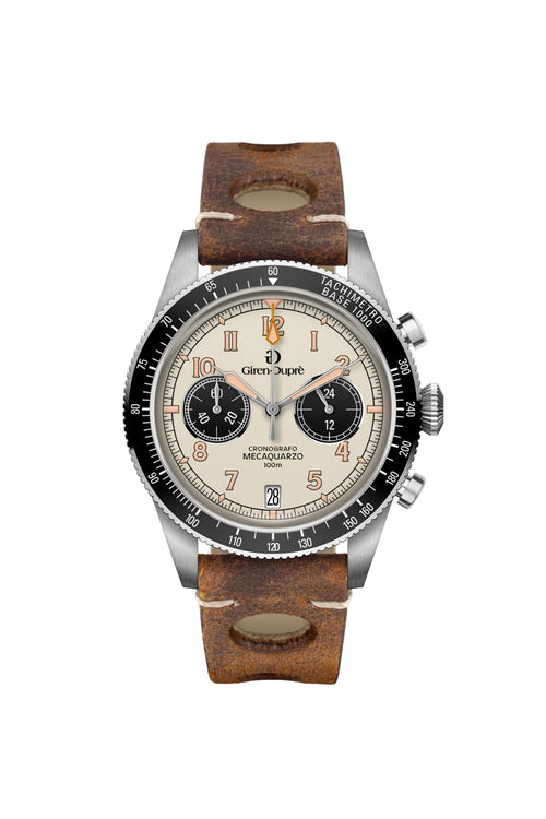 Heritage "Sixties's diver chronograph" quadrante beige 