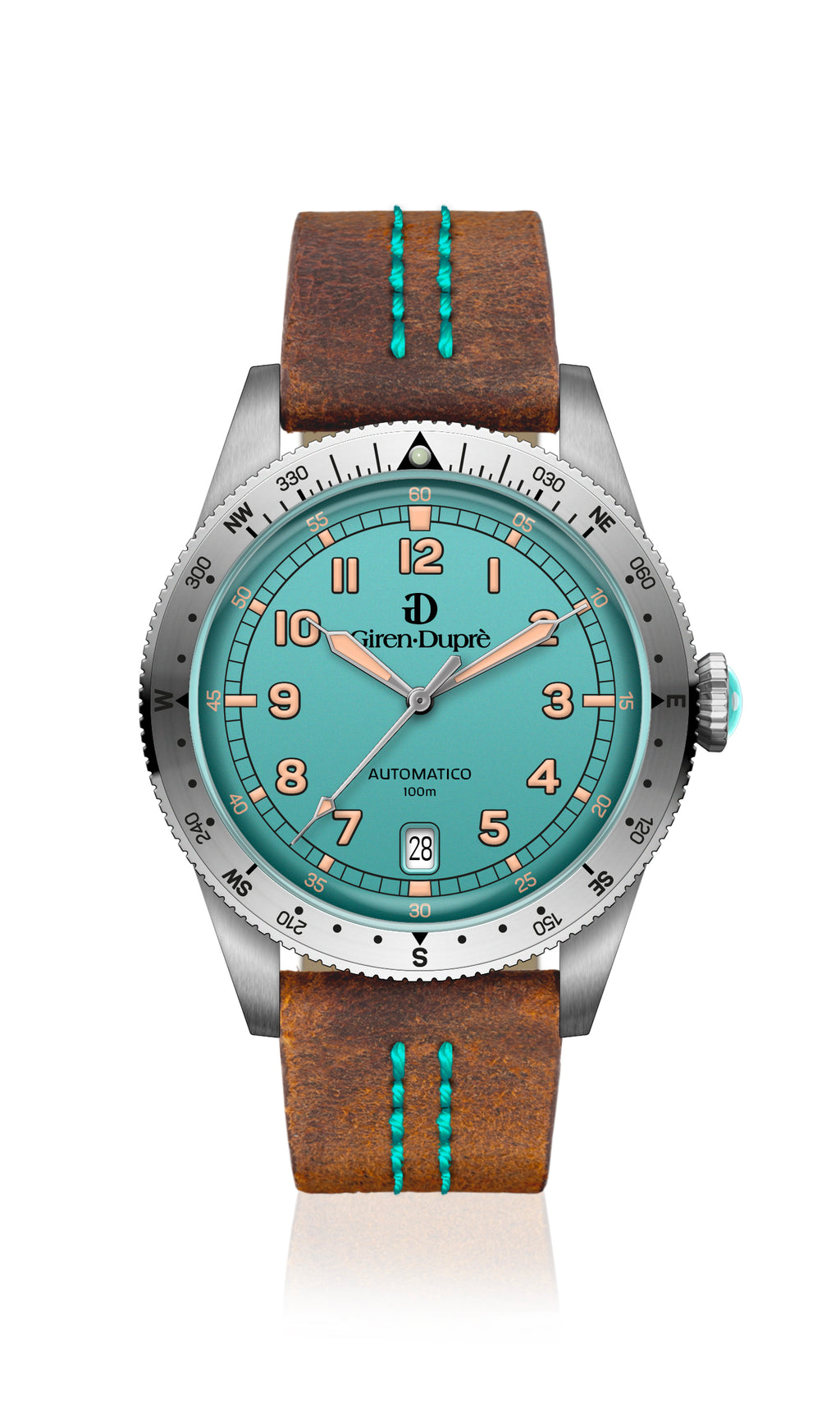 Heritage "Sixties's diver limited caribbean" Quadrante turchese 