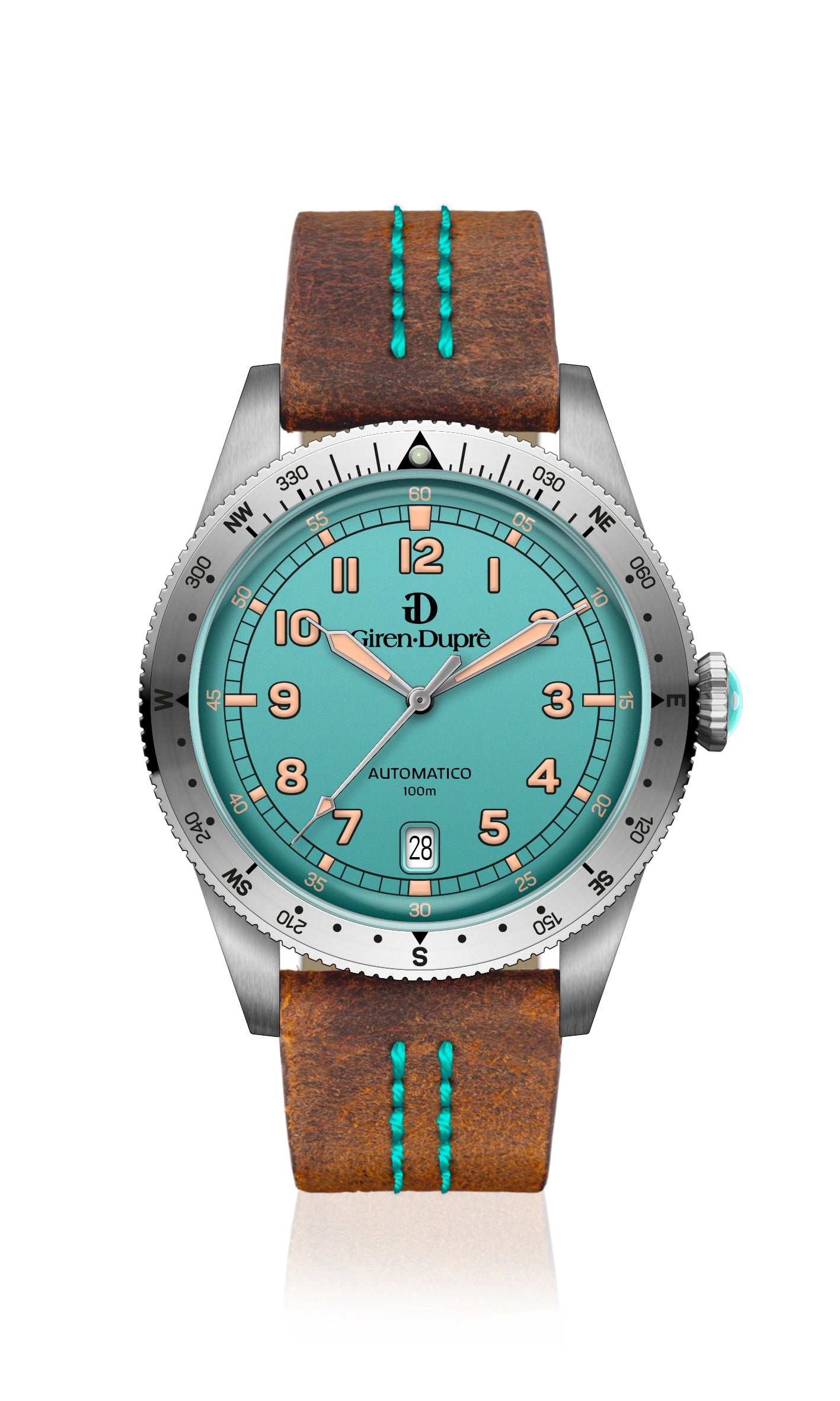 Heritage "Sixties's diver limited caribbean" Quadrante turchese 