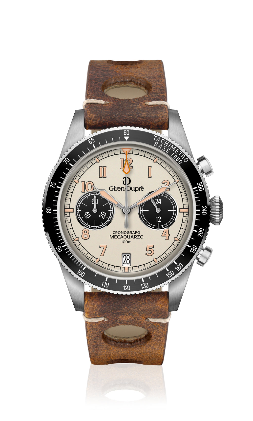 Heritage "Sixties's diver chronograph" quadrante beige 