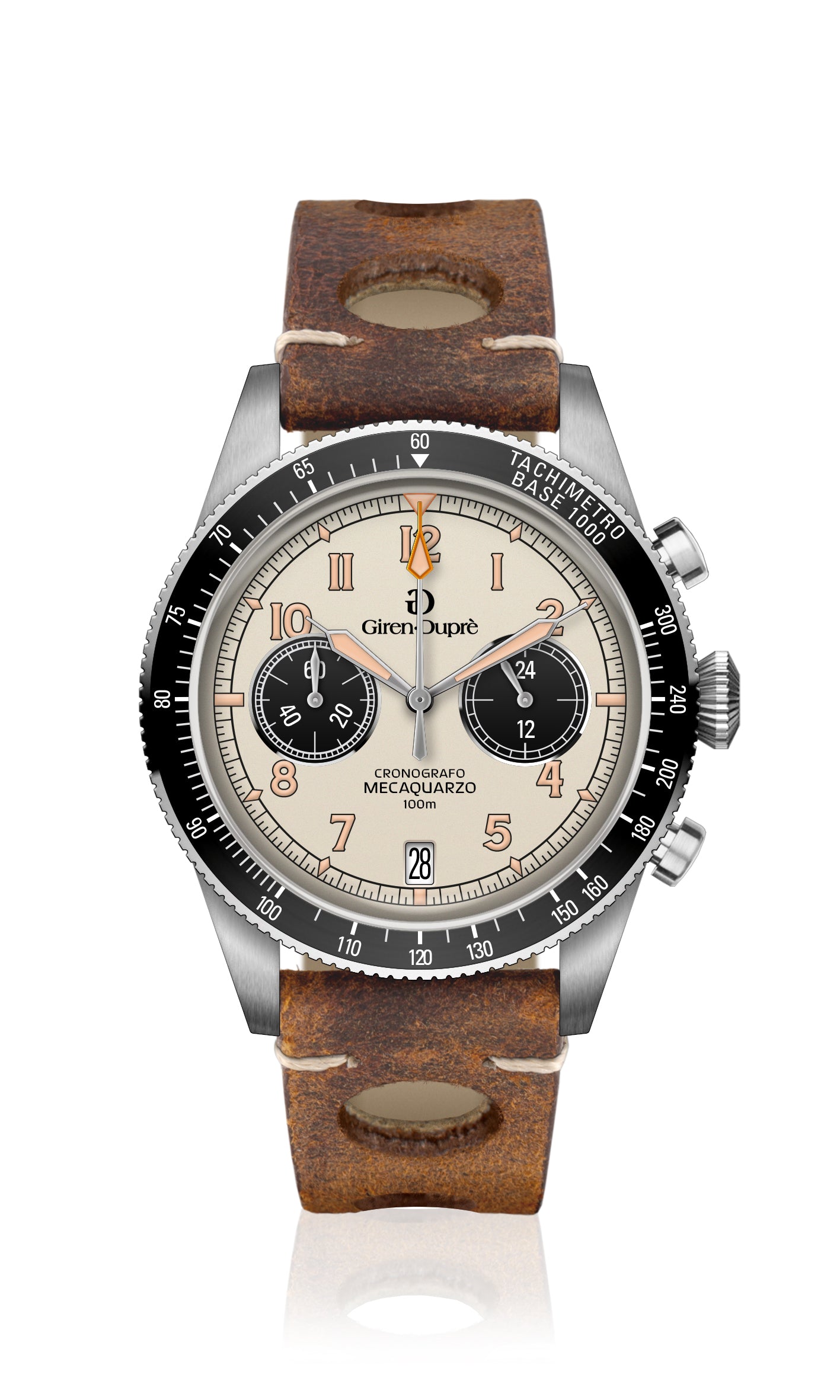 Heritage "Sixties's diver chronograph" quadrante beige 