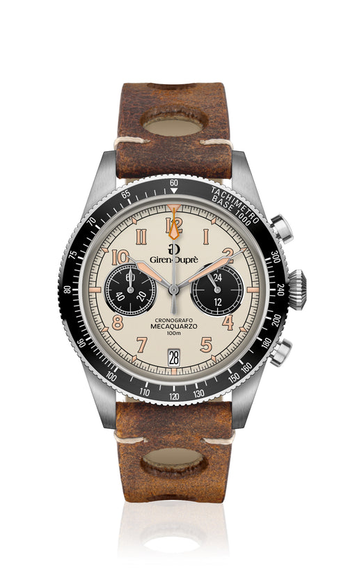 Heritage "Sixties's diver chronograph" quadrante beige 