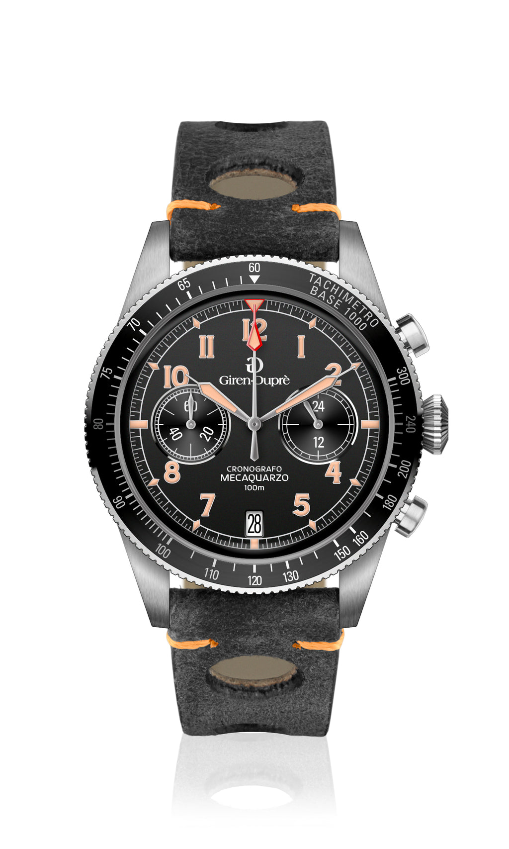 Heritage "Sixties's diver chronograph" quadrante nero 