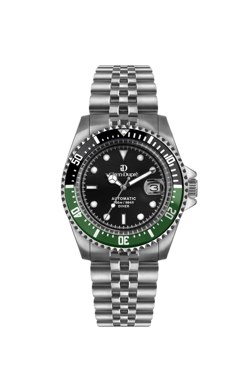 Subacqueo "Forthy-four" lunetta verde e nera 